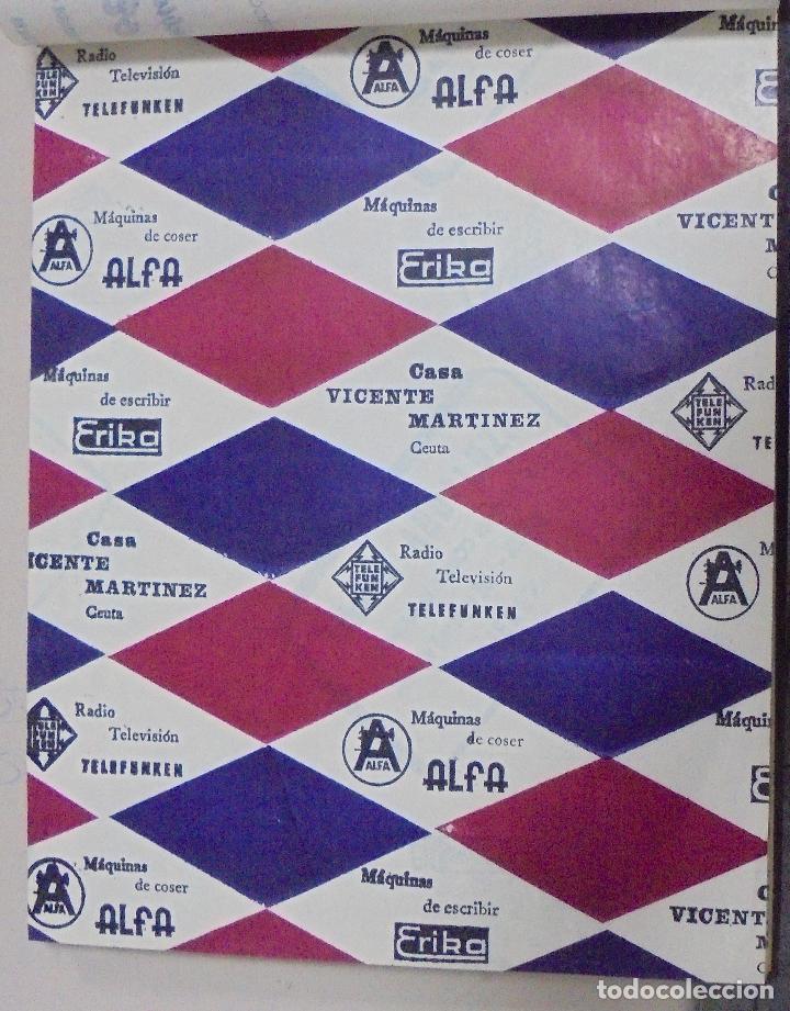 Coleccionismo: PLIEGO DE PAPEL. MAQUINAS DE COSER, ESCRIBIR, RADIOS. CASA VICENTE MARTINEZ. CEUTA. 35 X 28CM