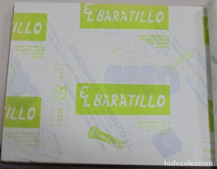 Coleccionismo: PLIEGO DE PAPEL. ESTABLECIMIENTO EL BARATILLO. JEREZ, CADIZ. 35 X 28CM