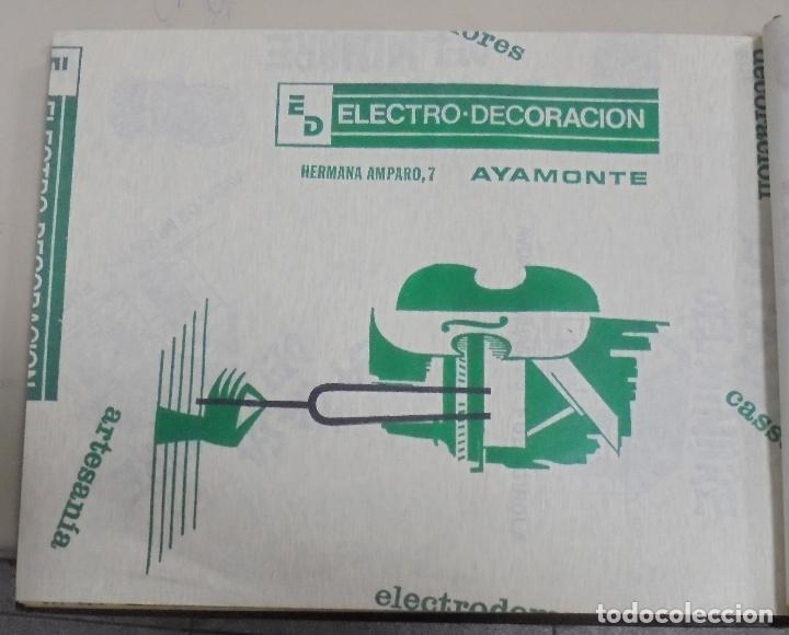 Coleccionismo: PLIEGO DE PAPEL. ARTESANIA, DECORACION. ELECTRO - DECORACION. AYAMONTE, HUELVA. 35 X 28CM