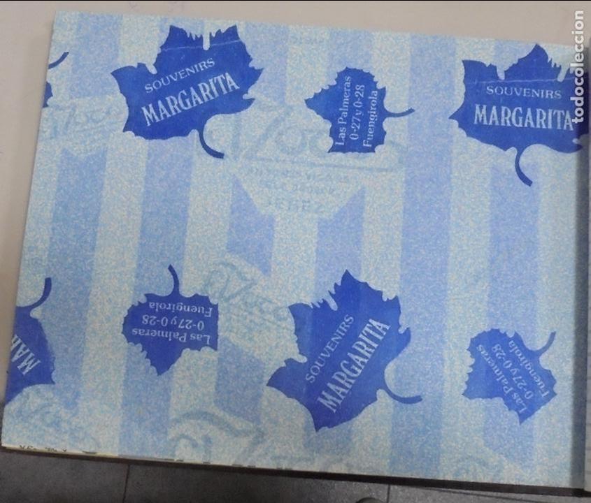 Collezionismo: PLIEGO DE PAPEL. SOUVENIRS MARGARITA. FUENGIROLA, MALAGA. 35 X 28CM