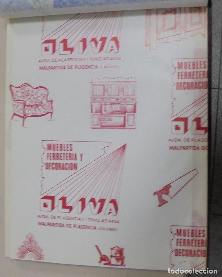 Collezionismo: PLIEGO DE PAPEL. MUEBLES, FERRETERIA, DECORACION. OLIVA. MALPARTIDA DE PLASENCIA, CACERES. 35 X 28CM