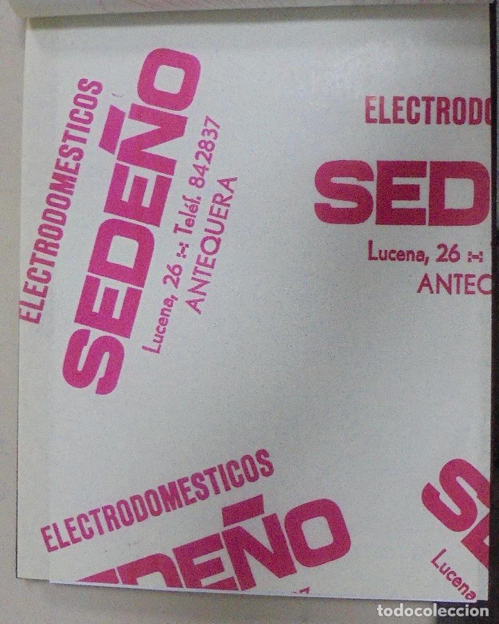 Collezionismo: PLIEGO DE PAPEL. ELECTRODOMESTICOS SEDE&Ntilde;O. ANTEQUERA, MALAGA. 35 X 28CM