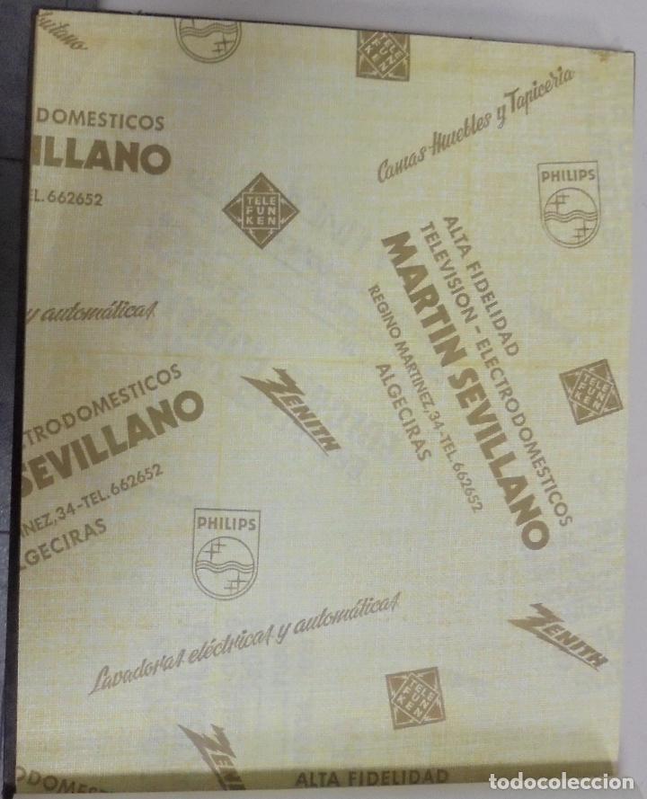 Collezionismo: PLIEGO DE PAPEL. TELEVISION, ELECTRODOMESTICOS. MARTIN SEVILLANO. ALGECIRAS, CADIZ. 35 X 28CM