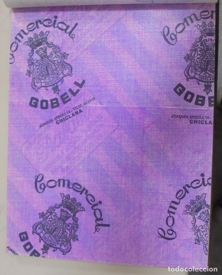 Collezionismo: PLIEGO DE PAPEL. COMERCIAL GOBELL. CHICLANA, CADIZ. 35 X 28CM