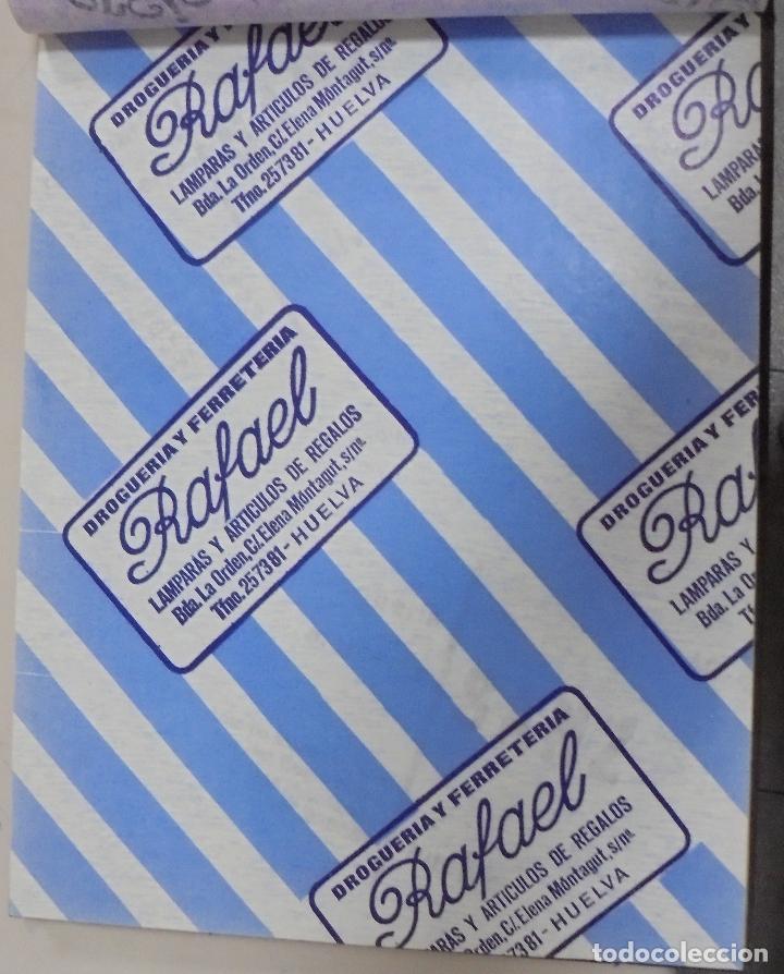 Collezionismo: PLIEGO DE PAPEL. DROGUERIA Y FERRETERIA. RAFAEL. HUELVA. 35 X 28CM