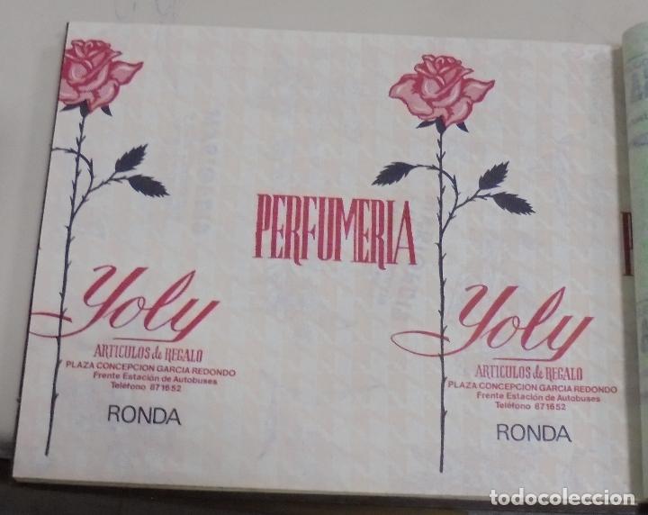 Coleccionismo: PLIEGO DE PAPEL. PERFUMERIA YOLU. ARTICULOS DE REGALO. RONDA, MALAGA. 35 X 28CM