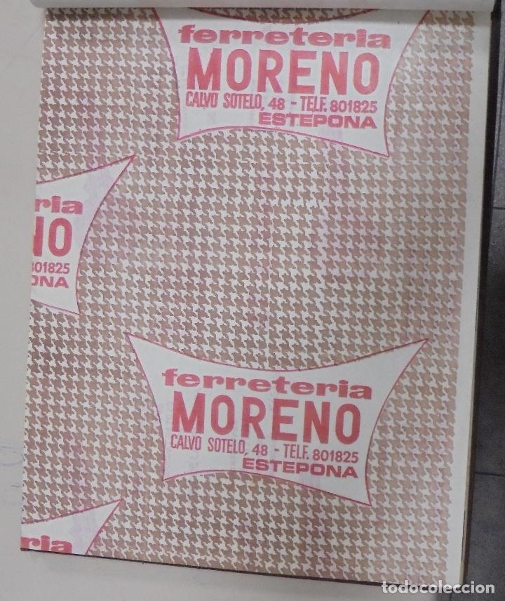 Coleccionismo: PLIEGO DE PAPEL. FERRETERIA MORENO. ESTEPONA, MALAGA. 35 X 28CM