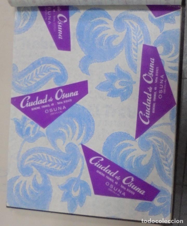 Coleccionismo: PLIEGO DE PAPEL. ESTABLECIMIENTOS CIUDAD DE OSUNA. OSUNA. SEVILLA. 35 X 28CM