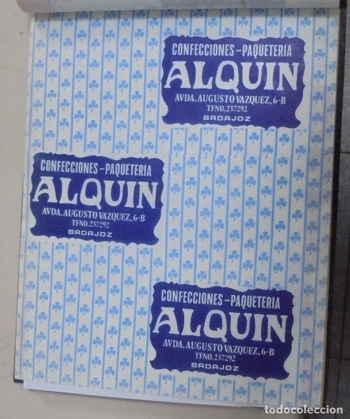 Collecting paper: PLIEGO DE PAPEL. CONFECCIONES PAQUETERIA. ALQUIN. BADAJOZ. 35 X 28CM