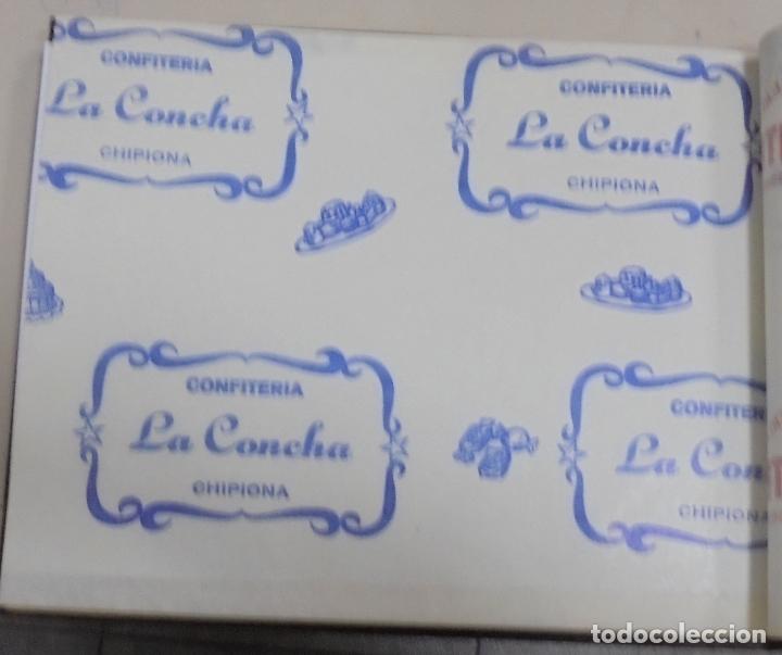 Sammelleidenschaft Papier: PLIEGO DE PAPEL. CONFITERIA, LA CONCHA. CHIPIONA, CADIZ. 35 X 28CM