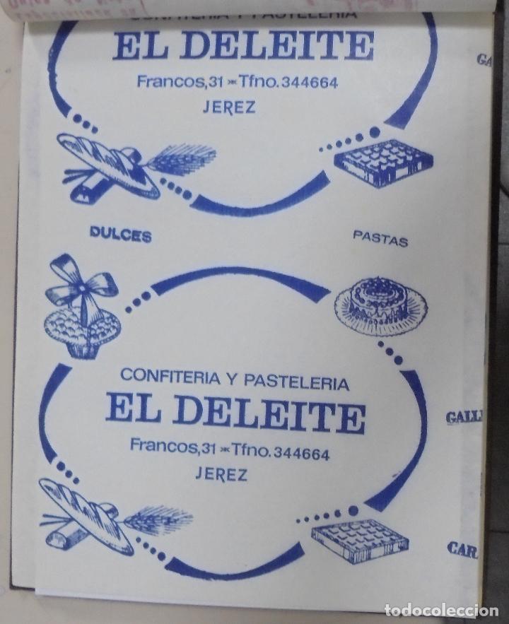 Sammelleidenschaft Papier: PLIEGO DE PAPEL. CONFITERIA Y PASTELERIA. EL DELEITE. JEREZ, CADIZ. 35 X 28CM