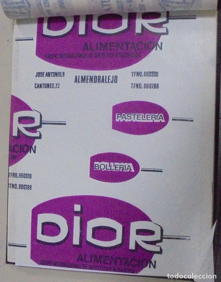 Sammelleidenschaft Papier: PLIEGO DE PAPEL. ALIMENTACION, PASTELERIA, BOLLERIA. DIOR. ALMENDRALEJO, BADAJOZ. 35 X 28CM