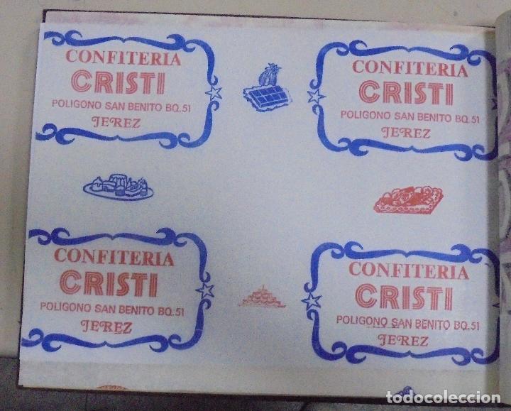 Collectionnisme: PLIEGO DE PAPEL. CONFITERIA CRISTI. JEREZ, CADIZ. 35 X 28CM