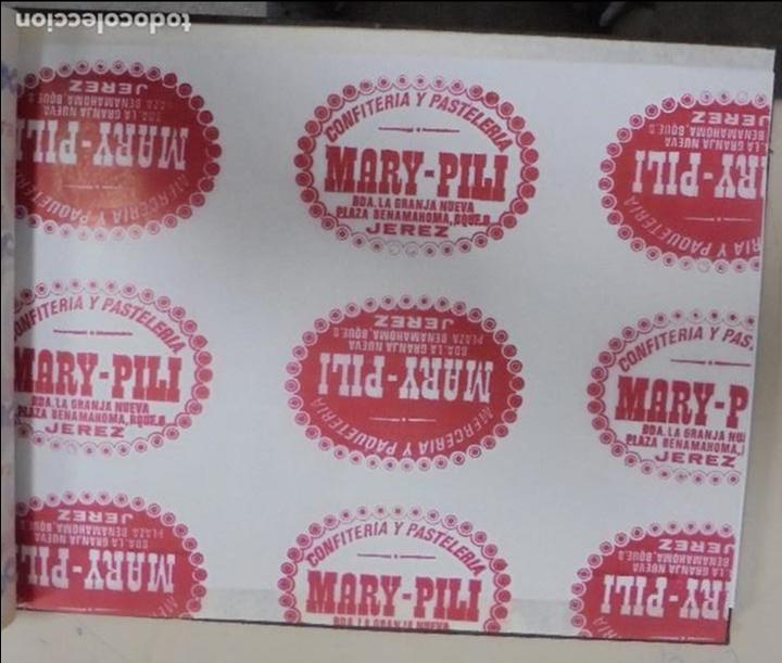 Collectionnisme: PLIEGO DE PAPEL. MERCERIA Y PAQUETERIA. MARY-PILI. JEREZ, CADIZ. 35 X 28CM