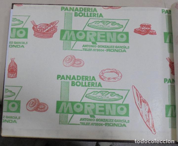 Collectionnisme: PLIEGO DE PAPEL. PANADERIA, BOLLERIA. MORENO. RONDA, MALAGA. 35 X 28CM