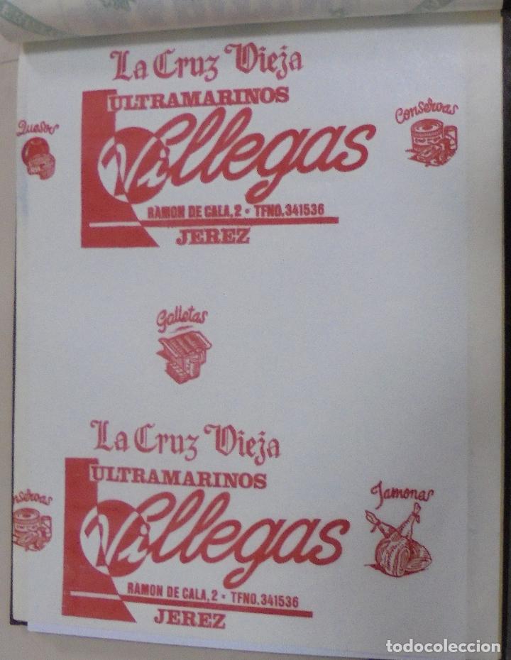 Collectionnisme: PLIEGO DE PAPEL. LA CRUZ VIEJA. ULTRAMARINOS VILLEGAS. JEREZ, CADIZ. 35 X 28CM