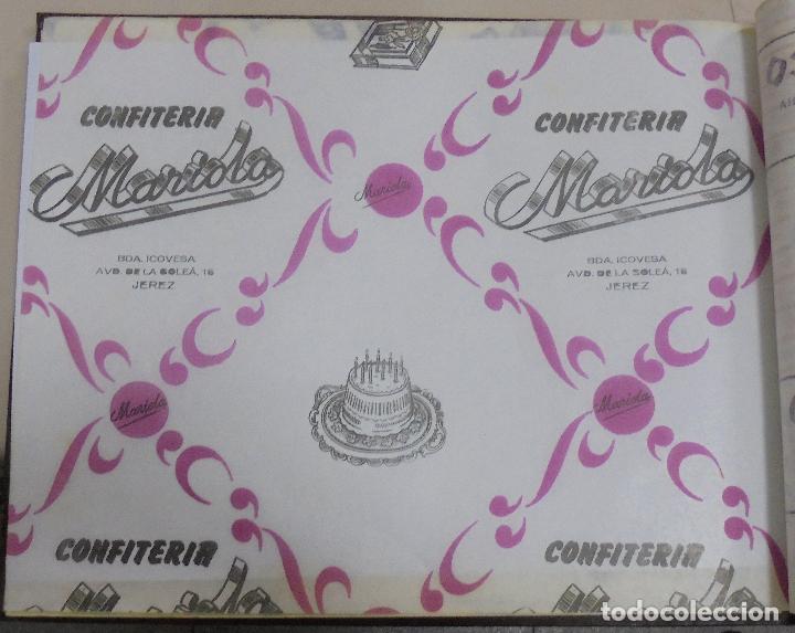 Collectionnisme: PLIEGO DE PAPEL. CONFITERIA MARIOLA. JEREZ, CADIZ. 35 X 28CM