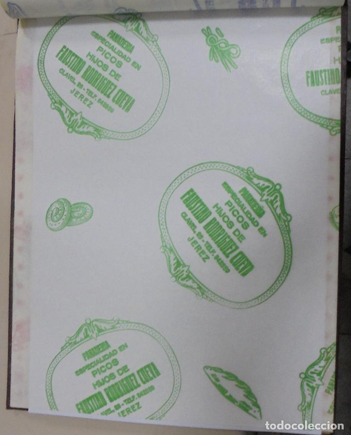 Collectionnisme: PLIEGO DE PAPEL. PANADERIA. FAUSTO RODRIGUEZ CUEVA. JEREZ, CADIZ. 35 X 28CM