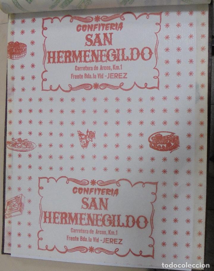 Collectionnisme: PLIEGO DE PAPEL. CONFITERIA SAN HERMENEGILDO. JEREZ, CADIZ. 35 X 28CM