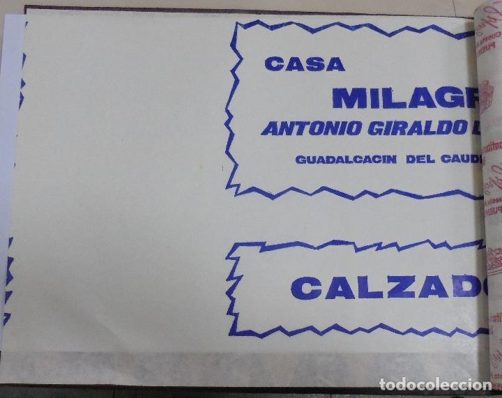 Collectionnisme: PLIEGO DE PAPEL. CALZADOS. CASA MILAGROS. ANTONIO GIRALDO. GUADALCACIN DEL CAUDILLO. 35 X 28CM