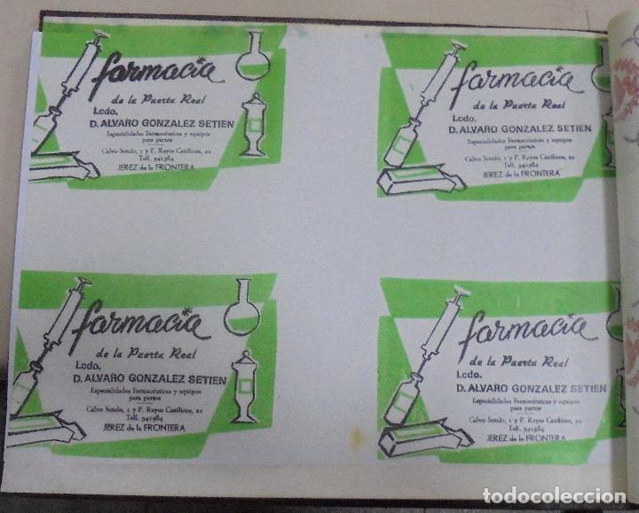 Coleccionismo: PLIEGO DE PAPEL. FARMACIA DE LA PUERTA REAL. LCDO. ALVARO GONZALEZ SETIEN. JEREZ, CADIZ. 35 X 28CM