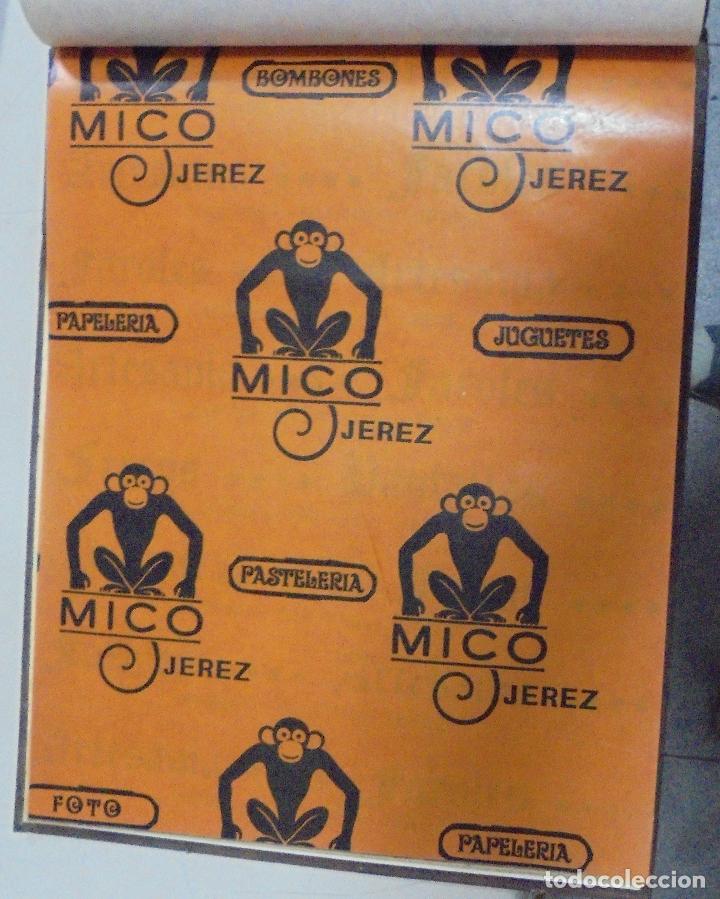 Sammelleidenschaft Papier: PLIEGO DE PAPEL. BOMBONES, PASTELERIA, PAPELERIA, JUGUETES. MICO. JEREZ, CADIZ. 35 X 28CM