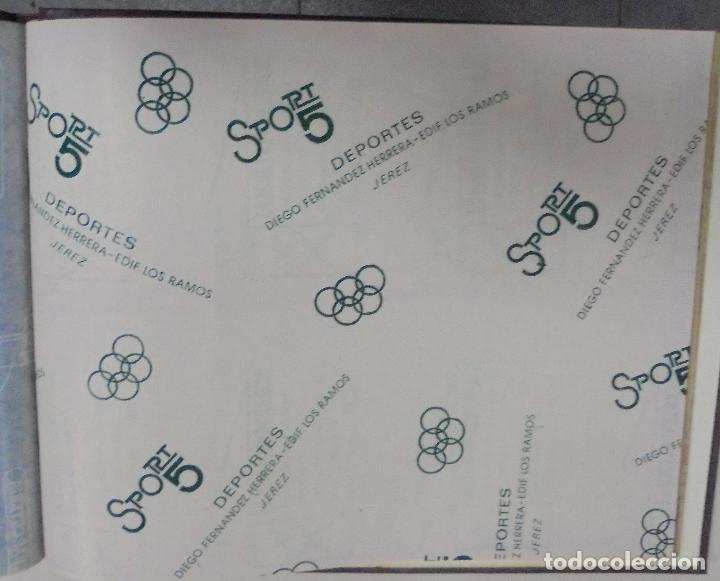 Collecting paper: PLIEGO DE PAPEL. SPORT 5. DEPORTES. JEREZ, CADIZ. 35 X 28CM