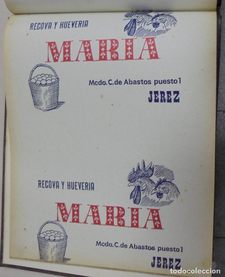 Collecting paper: PLIEGO DE PAPEL. RECOVA Y HUEVERIA. MARIA. JEREZ, CADIZ. 35 X 28CM