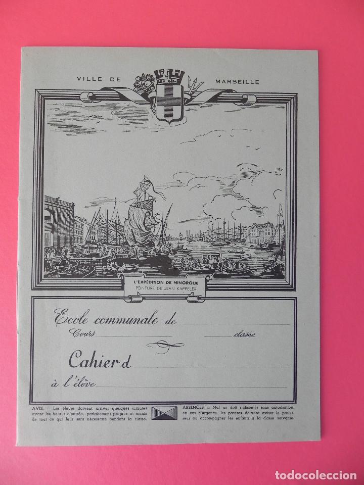 Sammelleidenschaft Papier: ANTIGUO CUADERNO FRANC&Eacute;S. VILLE DE MARSEILLE. EXPEDICI&Oacute;N A MENORCA. (PA @