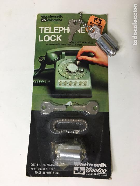 Coleccionismo: 2 CERRADURA DE TELEFONO DE TAMBOR, TELEPHONE LOCK