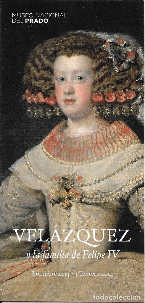 Coleccionismo: vel&aacute;zquez y la familia de felipe IV museo del prado 2013-2014 despegable 5 hojas, 8 cuadros