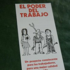 Coleccionismo: FOLLETO POLITICO: EL PODER DEL TRABAJO - PSC 1977