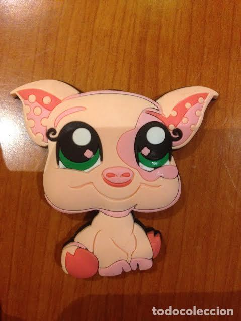 Coleccionismo: Im&aacute;n Littlest Pet Shop de Hasbro descatalogado cerdo mascota