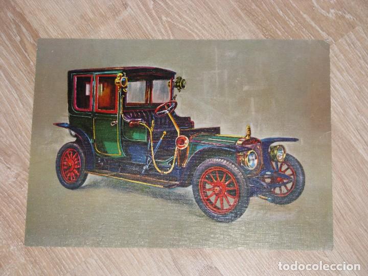 Coleccionismo: LAMINA DE COCHE ANTIGUO. EDIT. C Y Z SERIE 4444/71. 31 X 23 cm.