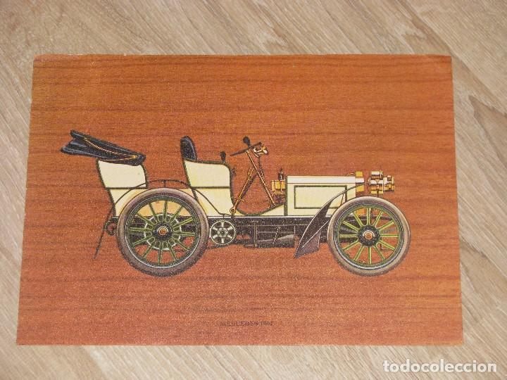 Coleccionismo: LAMINA DE COCHE ANTIGUO. MERCEDES 1904. 34 X 24 cm.