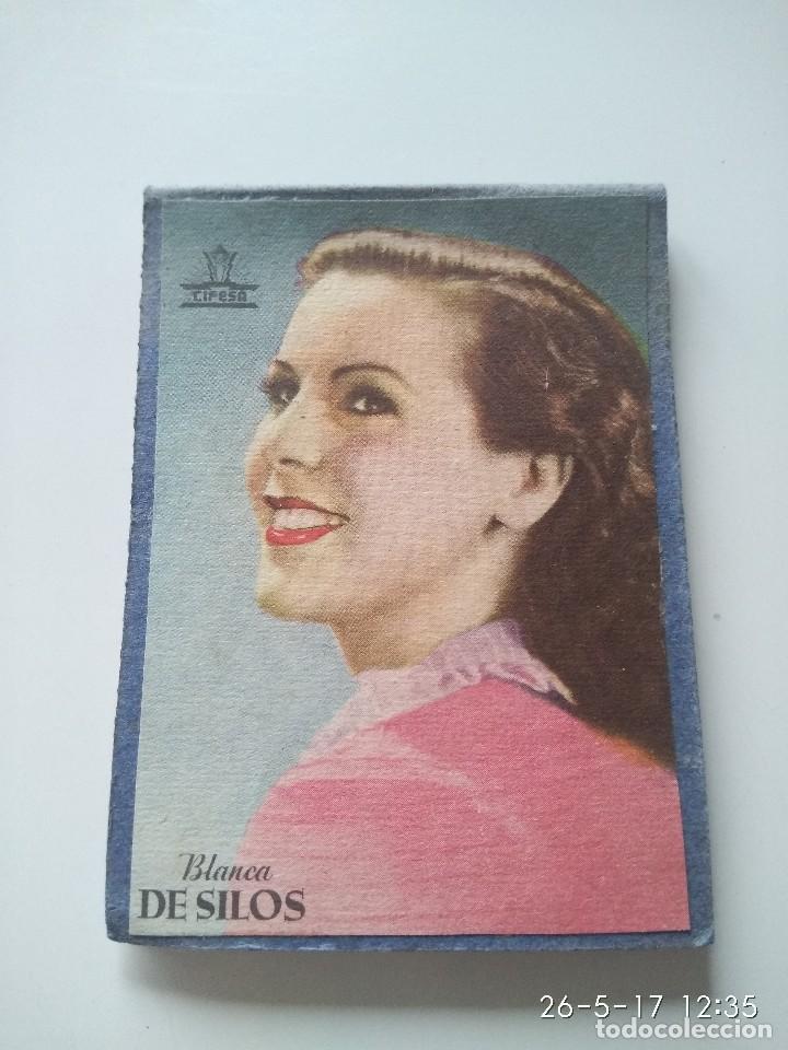 Coleccionismo: Antiguo espejo hecho de cartulina con cromo de actriz famosa a&ntilde;os 60.