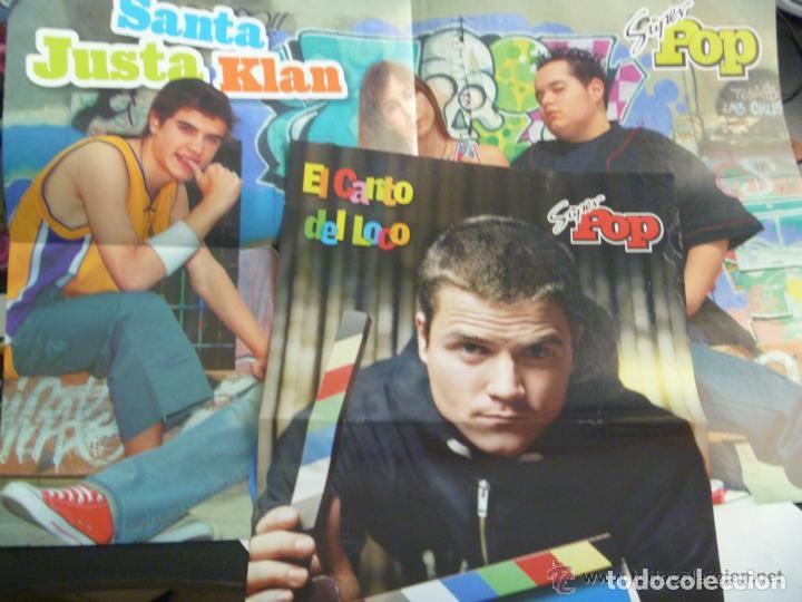 Coleccionismo: LOTE DE 2 POSTER ( HOJAS CENTRALES ) DE LA REVISTA SUPER POP.