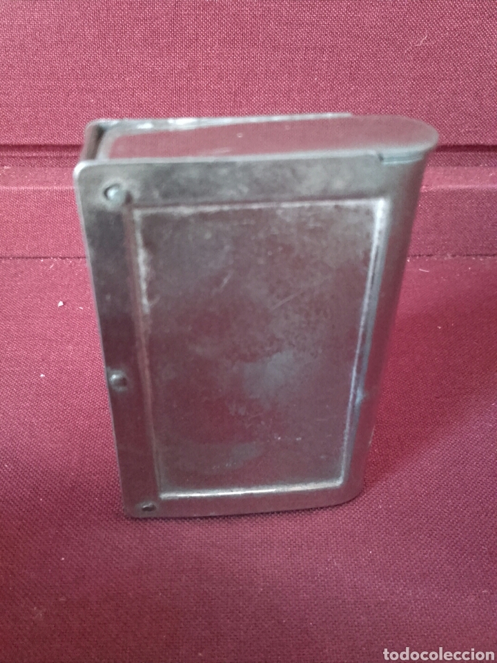Coleccionismo: CERILLERA DE METAL Y NACAR - Foto 3