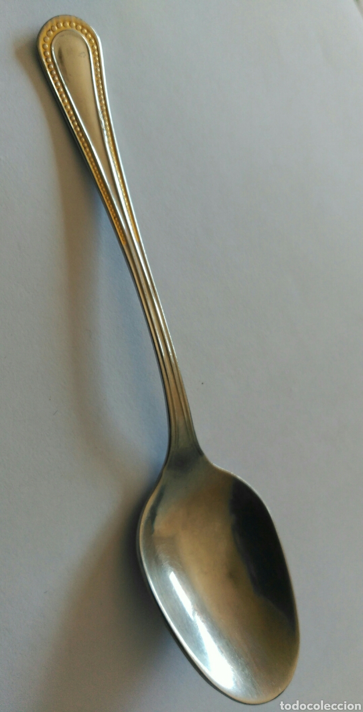 Collectionnisme: CUCHARILLA GOTTINGHEN ACER 18/10 Y ORO 24 K