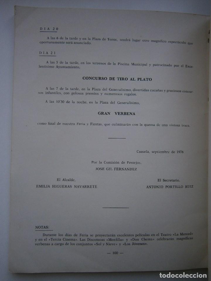 Coleccionismo: ANUARIO DEL ADELANTAMIENTO numero 18 CAZORLA 1976 EC - Foto 17
