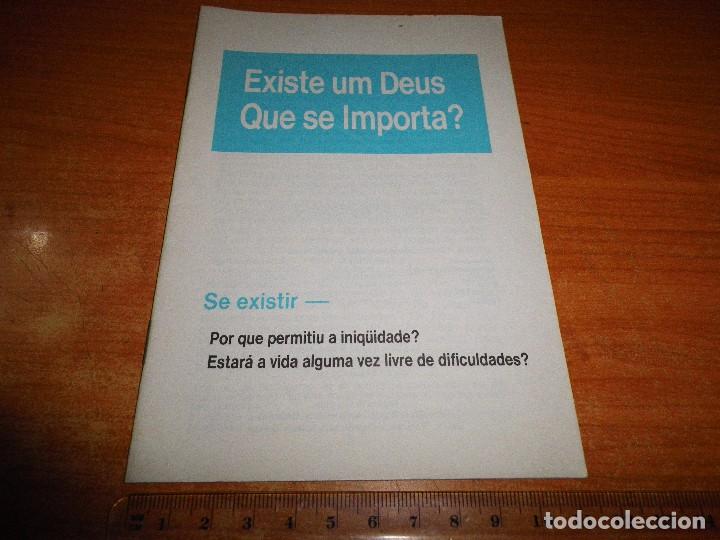Coleccionismo: EXISTE UM DEUS QUE SE IMPORTA FOLLETO TESTIGOS DE JEHOVA EN PORTUGUES 1976 ALEMANIA WATCHTOWER