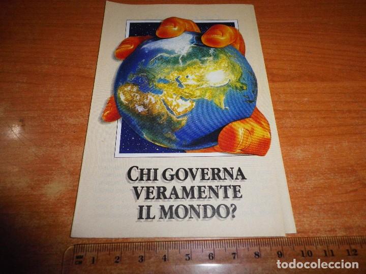 Coleccionismo: CHI GOVERNA VERAMENTE IL MONDO? TRATADO TESTIGOS DE JEHOVA EN ITALIANO WATCHTOWER