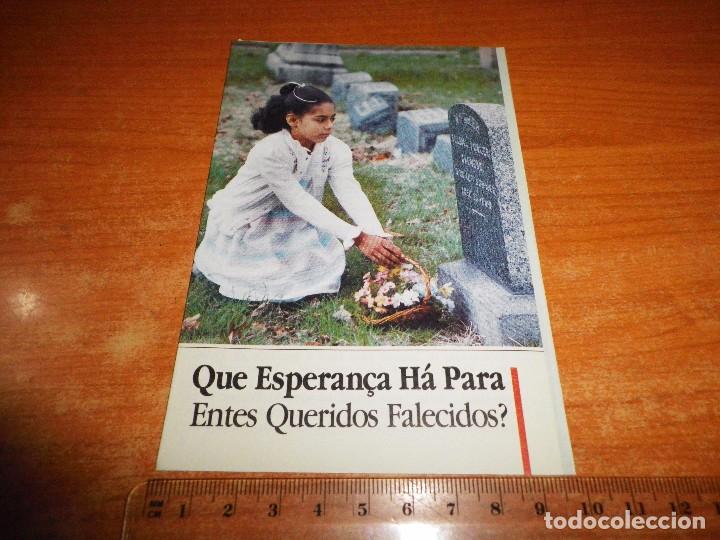 Coleccionismo: QUE ESPERAN&Ccedil;A HA PARA ENTES QUERIDOS TRATADO TESTIGOS DE JEHOVA EN PORTUGUES 1987 ITALIA WATCHTOWER