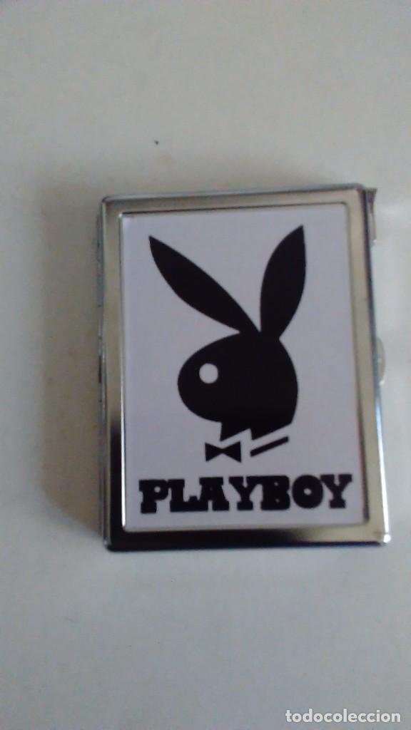 Coleccionismo: Pitillera Playboy con mechero. Sin estrenar - Foto 10