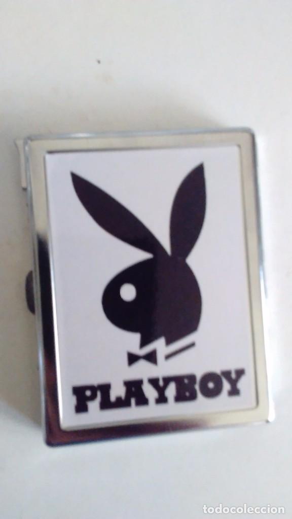 Coleccionismo: Pitillera Playboy con mechero. Sin estrenar - Foto 13