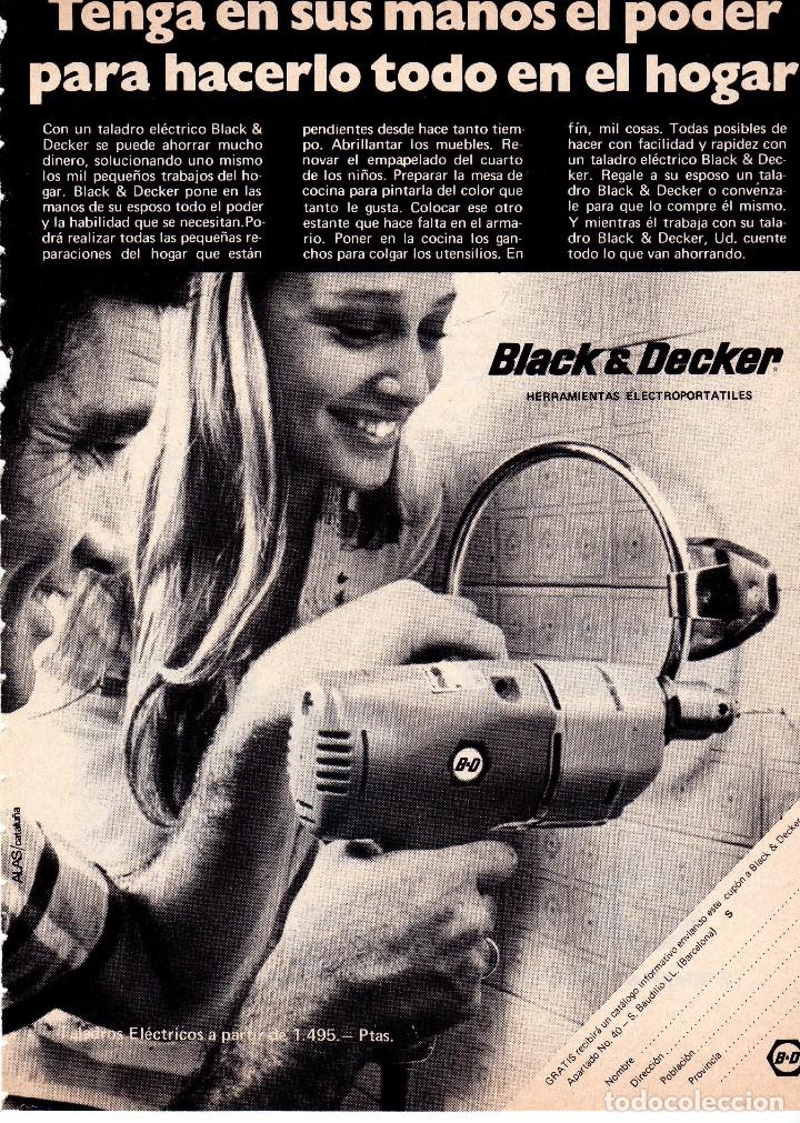Coleccionismo: ANUNCIO PUBLICITARIO  BLACK&DECKER Y FLEX - Foto 1