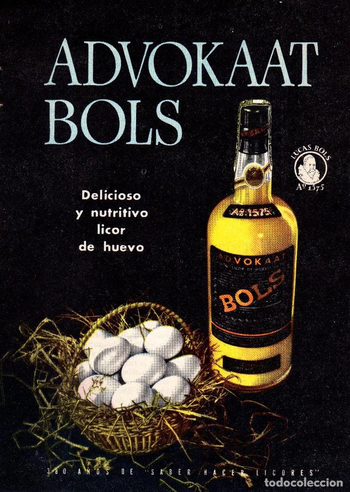 Anuncio Publicitario Licor Advokaat Bols Buy Old Sheets Of Paper Programs And Other Documents At Todocoleccion 91163550