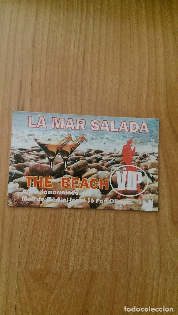 Colecionismo: TARJETA &laquo;LA MAR SALADA&raquo;