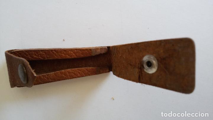 Coleccionismo: FUNDA CUERO -  BOQUILLA PLEGABLE - Foto 2