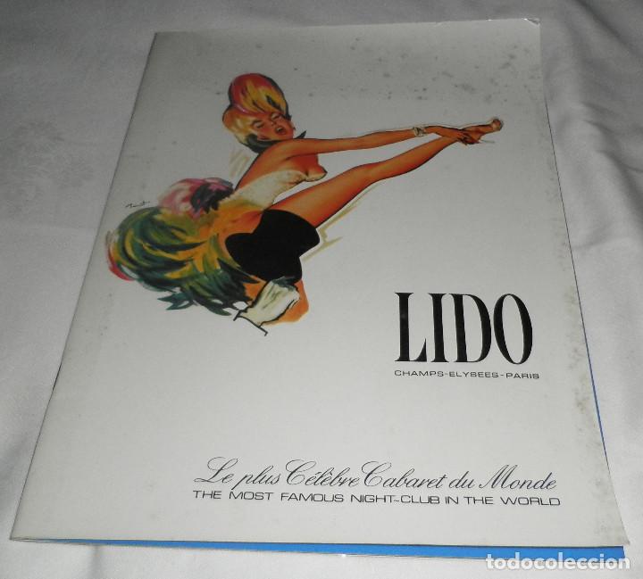 Coleccionismo: programa del celebre cabaret Lido de Paris - Foto 1